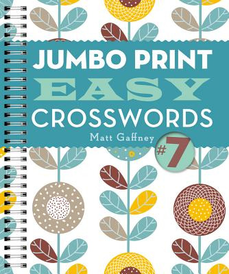 Libro Jumbo Print Easy Crosswords #7 - Gaffney, Matt