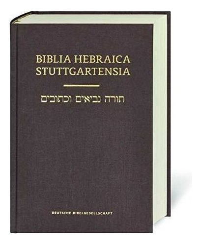 Biblia Hebraica, De Aa.vv.. Editorial Verbo Divino En Español