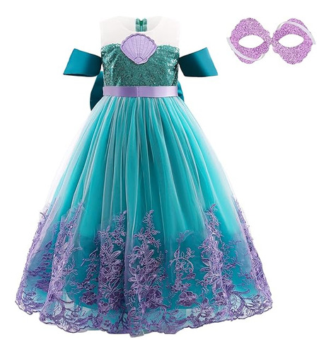 Disfraz Princesa Pez Para Niñas Ropa Cosplay Disfraz Princes