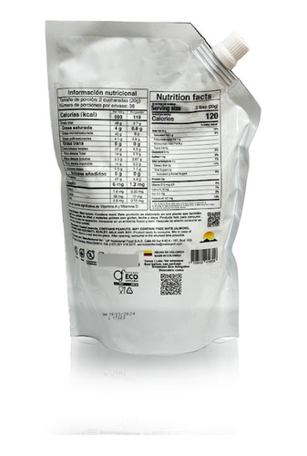 Crema De Mani Natural Doypack Wake Up 720 Gr