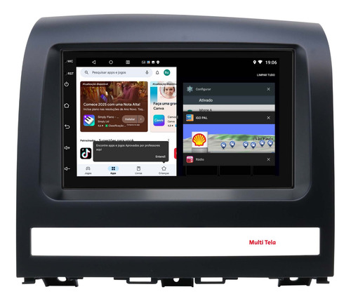Multimidia Palio Weekend Strada 7p Android 14 64gb Carplay