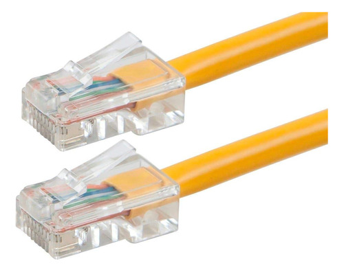 Monoprice Cat6 Ethernet Patch Cable - 5 Pies - Amarillo, Rj4