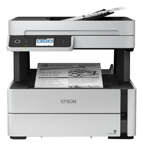 Impresora multifunción Epson EcoTank M3170 con wifi blanca y negra 100V/240V