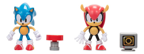 Figura De Acción De Sonic The Hedgehog 4, Paquete De 2 Unida