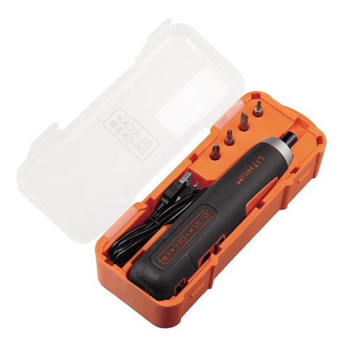Parafusadeira Íon Lítio Usb E Led Black+decker 4v - Bd40k4