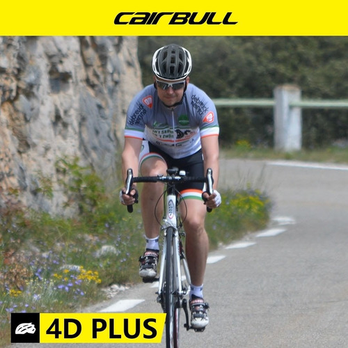 Imagen 2 de 4 de Casco Cairbull 4d Plus Matte Black White Talla M/l