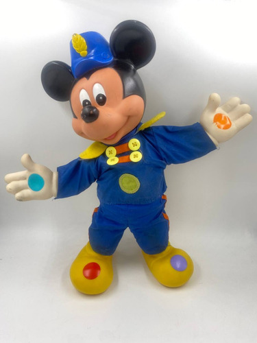 Mickey Mouse Disney Mattel Peluche Vintage 1990 Con Sonidos 