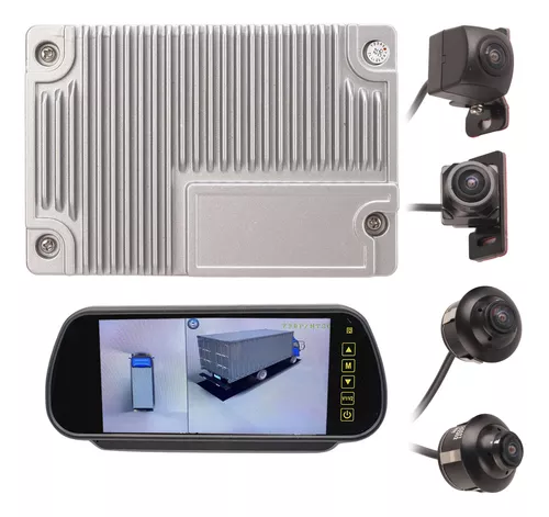 Grabación en bucle Cámara 360 del coche Sistema de visión envolvente de  estacionamiento Conducción con sistema panorámico de vista de pájaro 4  Cámara de coche HD