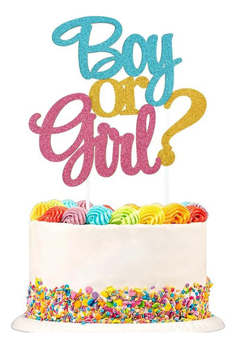 Topper Torta Pastel Baby Shower Revelacion Genero Cotillon