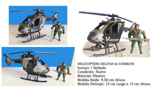 Imagen 3 de 7 de Dante42 Set Juguete Soldados Militar Combate