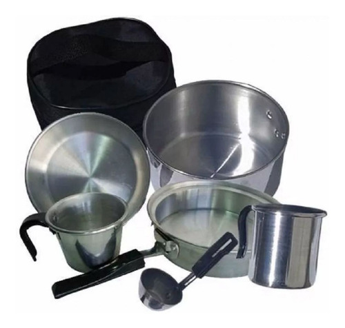 Imagen 1 de 6 de Marmita Brogas 2 Personas Mochilero Camping Set De Cocina 8p