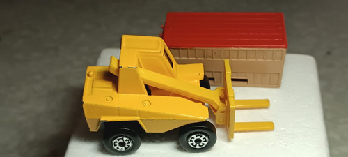 Matchbox Empilhadeira Sambron Jacklift Inbrima C/container Amarelo (Usado)