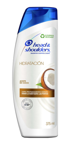 Imagen 1 de 8 de Shampoo Head & Shoulders Hidratación 375 Ml