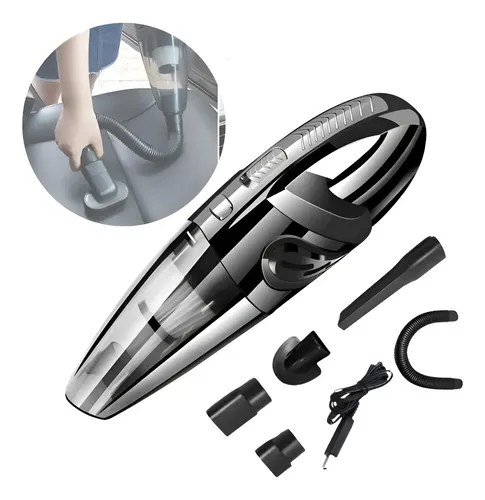 Aspirador De Mão Portátil Automotivo Carro Sofá Compacto Usb Cor Preto Oasis OIH-2905 - R$ 122,07