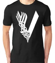 Comprar Playeras Camisetas Vikingos Logo Valhalla Unisex + Regalo