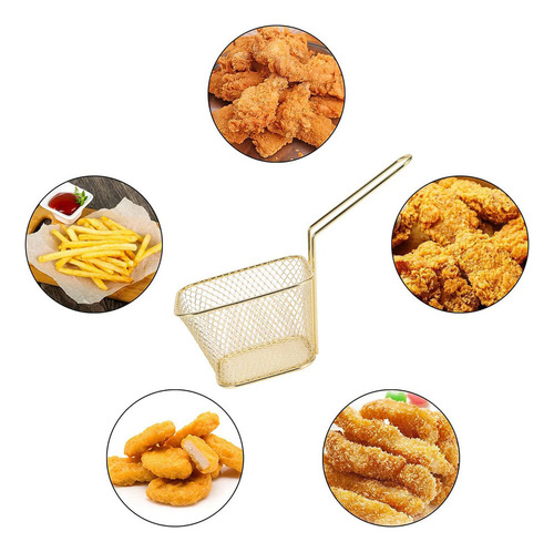 Cesta De Coador De Alimentos De 8 Peças, Para Batatas Fritas