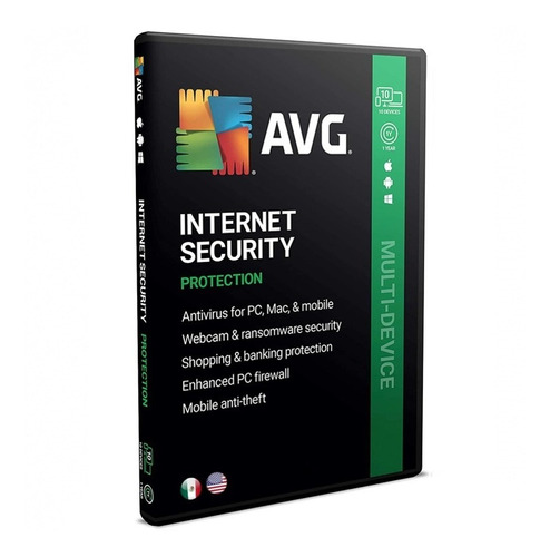 Avg Internet Security Multidispositivo/10 Dispositivos/1 Año