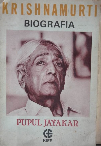 Krishnamurti Biografia Pupul Jayakar