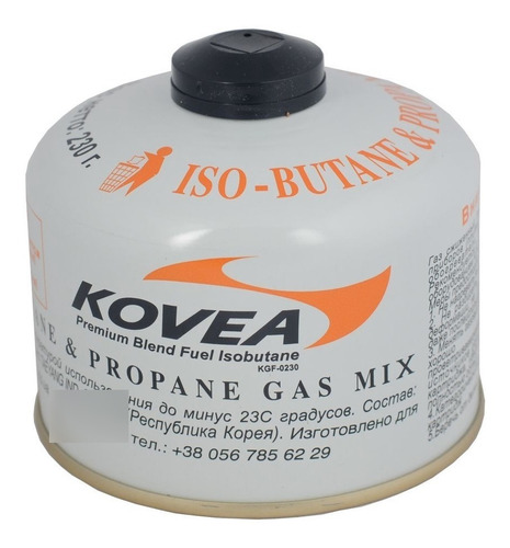 Gas Mixto 75% Butano 25% Propano 230gr A Rosca Anafe Camping