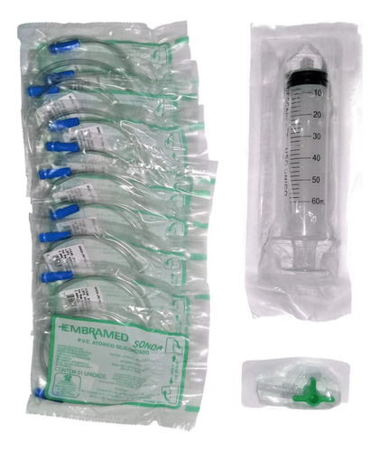 Ozonioterapia Retal Kit Aplicador Seringa + 10 Sonda