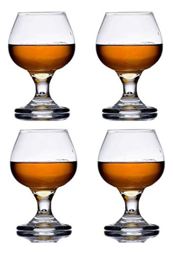 El Vaso De Bar Snifter De Degustación De Brandy De 5,5 Oz (4