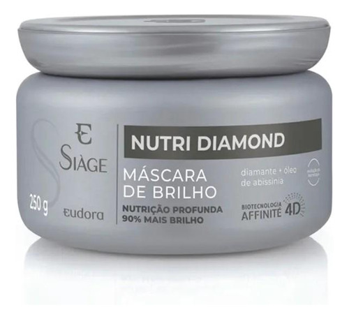 Eudora Siàge Nutri Diamond Máscara Capilar 250g