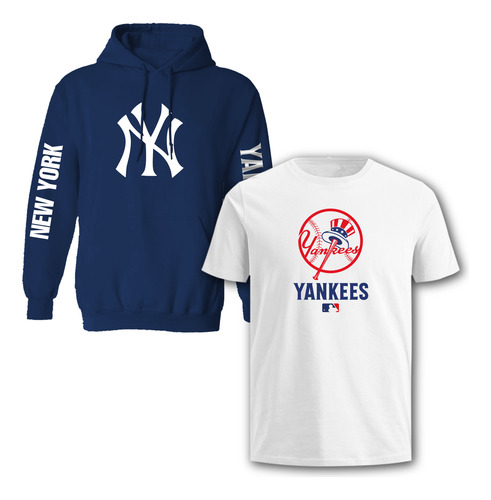 Paquete: Sudadera + Playera New York Yankees Sublimada