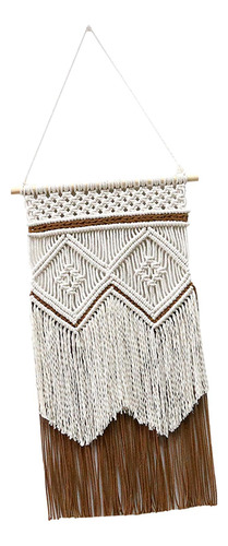 Tapiz Bohemio De Macramé, Tapiz Tejido Hecho A Mano Para