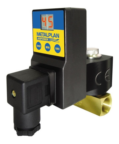 Purgador de aire comprimido Elet Cromatic 3/8 Cr 6000 Metalplan Color Black