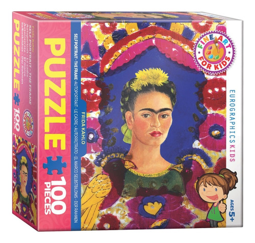 Rompecabezas Autorretrato Frida Kahlo 100p Eurographics Kids