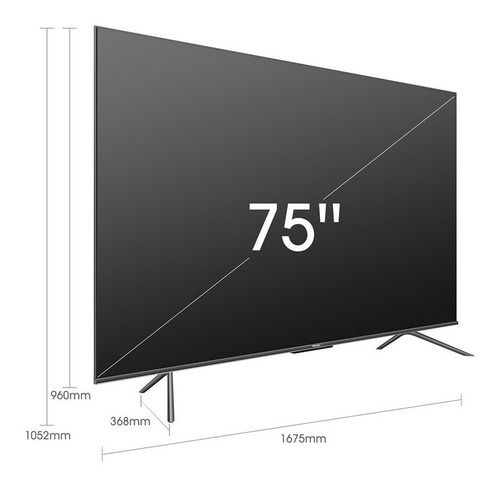 Imagen 2 de 5 de Smart TV Hisense 75U60H ULED Google TV 4K 75" 220V