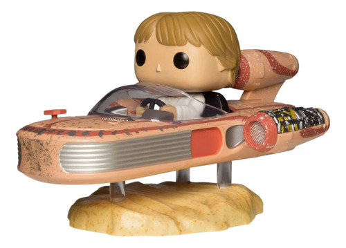 Boneco Funko Pop Luke Skywalker With Speeder 175 Star Wars