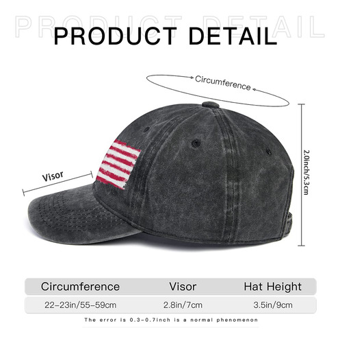 Gorra De Béisbol De Algodón Vintage Con Impresión, Gorra De