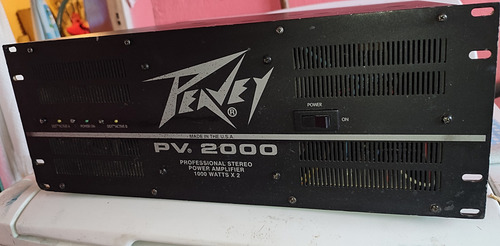 Poder Peavey Pv 2000 Negro 2 Kw (Usado)