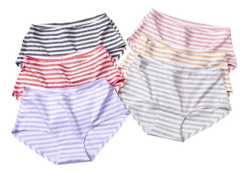 Braguita Sin Costura Ropa Interior Bragas Para Mujer 6pcs