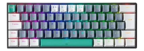 Teclado Machenike K500 B61 Mecanic 60% Abnt2 Rgb Switch Blue