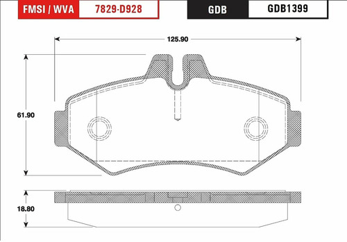 Balatas Bajos Metales Del O Tras Trw G500 13 - 15