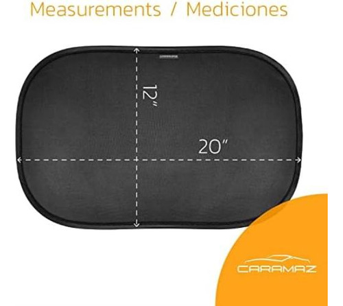 Caramaz Parasol Para Coche Para Bebé Con Protección Uv De 2