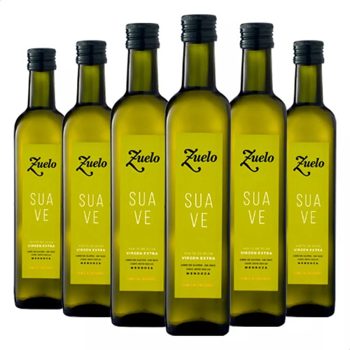 Aceite De Oliva Zuelo Suave 500ml X6 Unidades