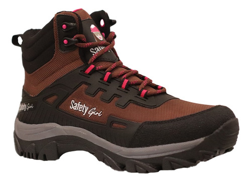 Botas Dama Safetygirl Explorer Hiking Café