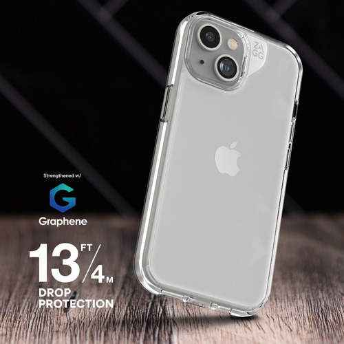 Funda Para Iphone 15 Plus Y 14 Plus Zagg Transparente