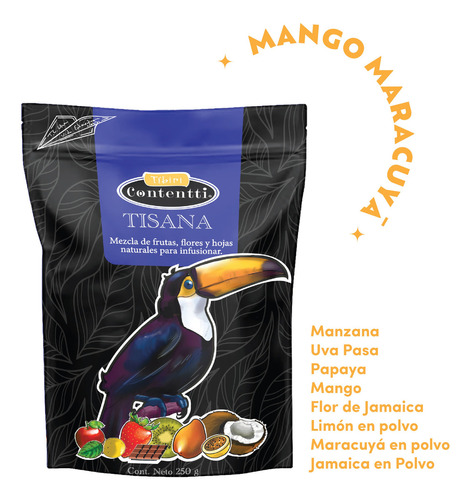 Tisanas Mango Maracuya Bebida Infusión Frutos Secos