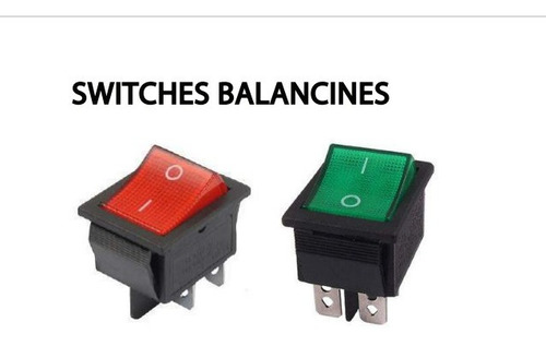 Switches Balancines 2 Polos On-off  16a/250vac 4 Terminales