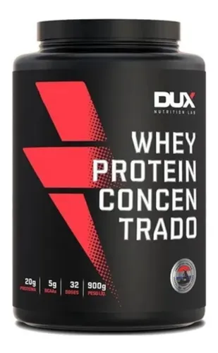 Whey Protein Concentrado Sabor Cookies Pote 900g - Dux Human Heal...