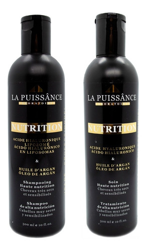 La Puissance Kit Argan Shampoo + Acondicionador Pelo Seco