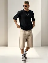 Comprar Bermudas Jean Hombre Real Baggy Mom Urbano Oversized