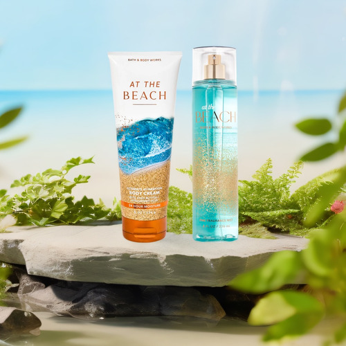 At The Beach Fragancia Y Crema Bath Body Works