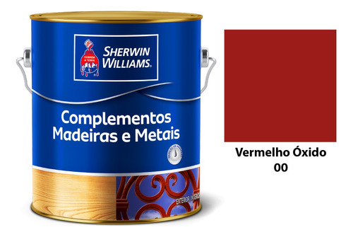 Fundo Antiferrugem Madeiras E Metais Sherwin Williams 3,6 L Cor Vermelho Óxido