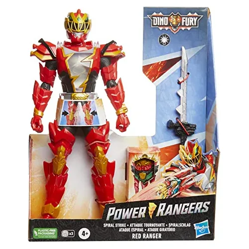Dino Fury Spiral Strike Red Ranger, Figuras De Acción ...
