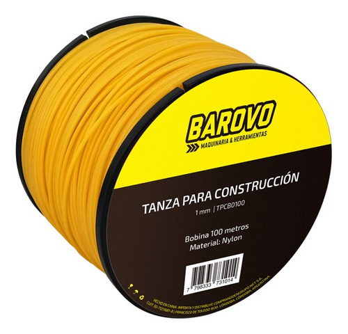 Tanza Para Construccion 1mm 6 Bobinas De 100 Mts Nylon Hilo